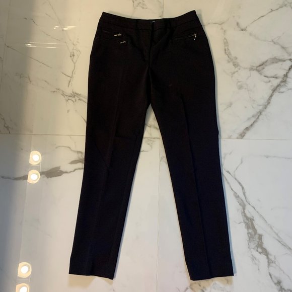 H&M - NAVY TROUSER - Size US 6 - Picture 1 of 4